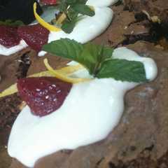 Una foto de Brownies de chocolate