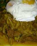 Olluquito con carne (Res) a lo Carmelita