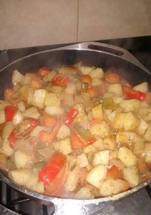 Una foto de Verduras a la cerveza