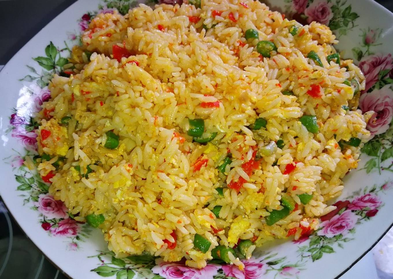 Fried Rice Ala Kampung #PinkBoxCereal