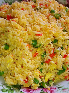 A picture of Fried Rice Ala Kampung #PinkBoxCereal.