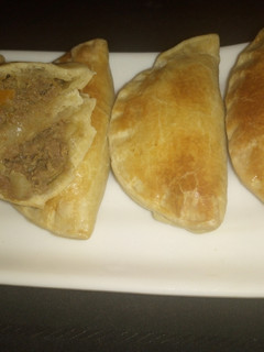 Zagayayyar filawa mai nama (meat pie) ainihin hoton girkin