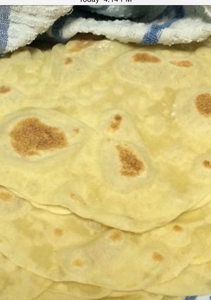 صورة لوصفة طريقة عمل خبز تورتيلا