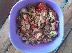 Foto resep Tumis Cumi Asin Simple