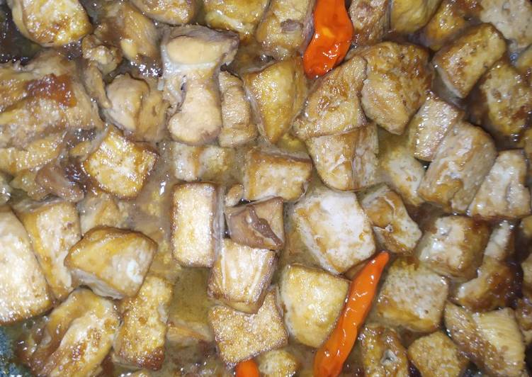 Tahu orek ayam
