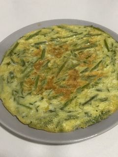 Una foto de Tortilla de espárragos