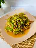 Tumis Pare Tempe Teri