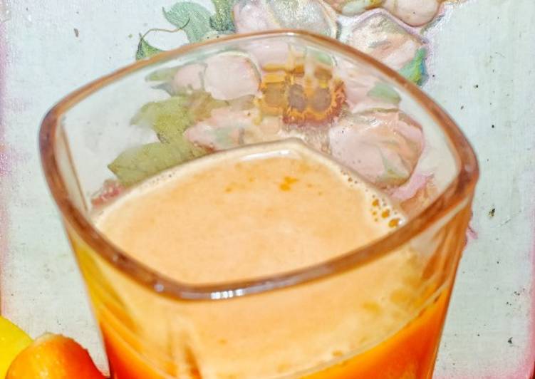 Bagaimana Mengolah Jus wortel belimbing timun cold pressed juice darah tinggi Sederhana