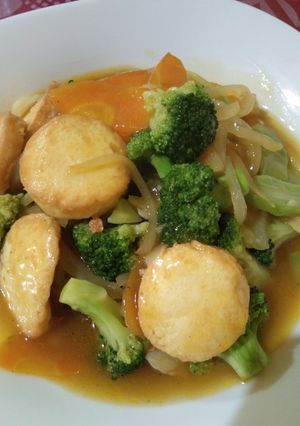 Foto resep Cah brokoli tofu