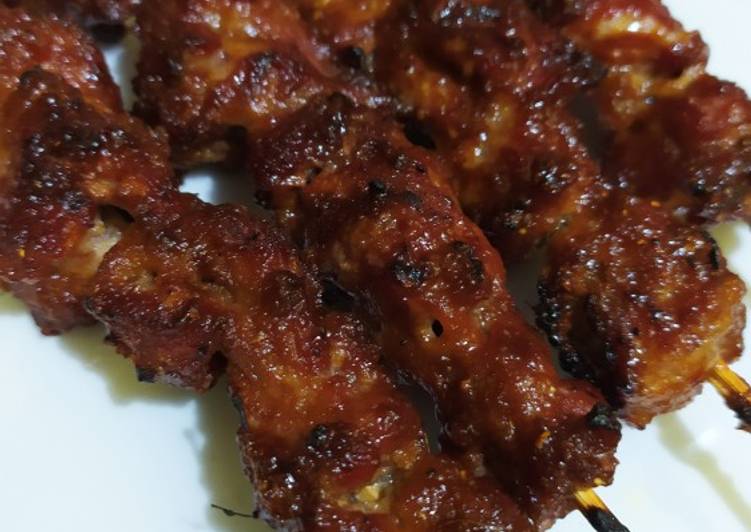 Sate Kambing bumbu marinasi