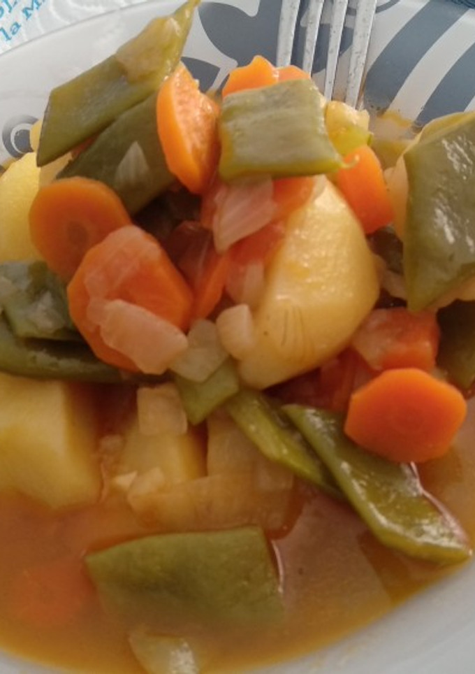 Una foto de Guiso de verduras