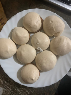 Una foto de Galletas María con merengue casero