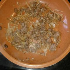 A picture of Philly Cheese Steak for Breakfast.