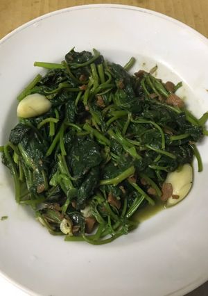 肉燥地瓜葉（素，長輩版） 的食譜成品照片