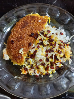 عکسی از دستور زرشک پلو با مرغ رژیمی