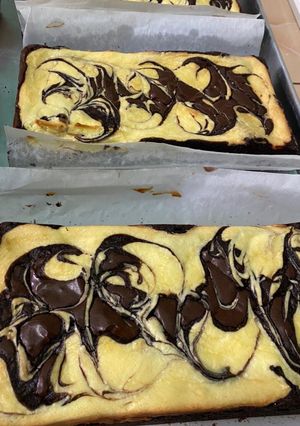 Foto resep Brownies cheesecake
