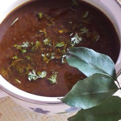 A picture of Curry leaves gravy.