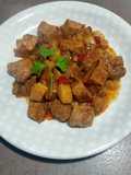 Carcamusas con pisto