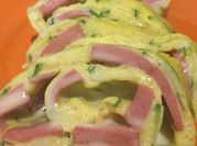 Una foto di rotolo frittata