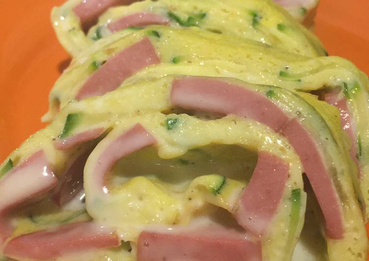 Rotolo di frittata Arlecchino