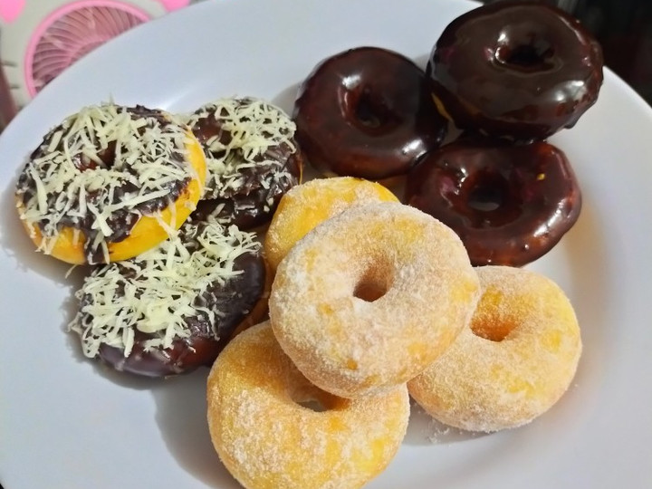 Standar Resep gampang memasak Donat empuk tanpa telur  nikmat