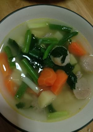 Foto resep Sup bakso daging