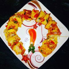 A picture of Egg masala bites.