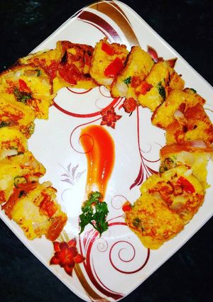 A picture of Egg masala bites.