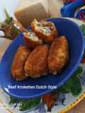 Beef Kroketten Dutch Style ala Mbak Firda