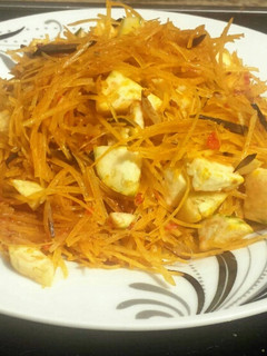A picture of Abacha (Traditional delicious meal).