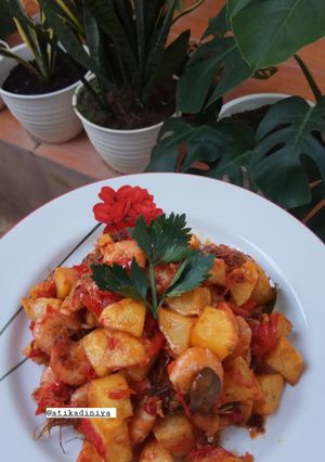 Foto resep Sambal Udang Kentang 😘