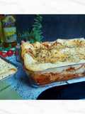 Beef Lasagna dengan Riccota untuk cara mudah (Panggang)
