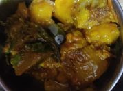A picture of baingan aloo