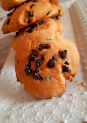 صورة لوصفة كوكيز 🍪🍪🍪🍪 بحبيبات الشكلاطة