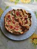 Crostata di fichi con crema
