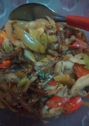 Foto resep Tumis jamur teri cabe