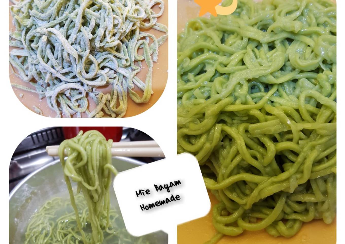 280. Mie Bayam Tepung Mocaf
