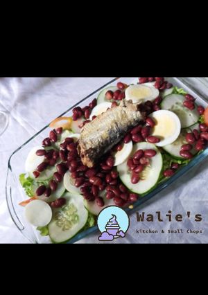 A picture of Lettuce base Salad.