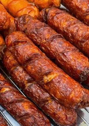 Hình của món Lạp xưởng Hà Khẩu thơm đậm vị.