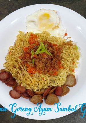 Foto resep 193. Indomie Goreng Ayam Sambal Geprek