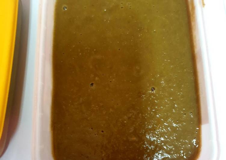 Puré de lentejas con verdura y pollo para bebés (+ 6 meses)