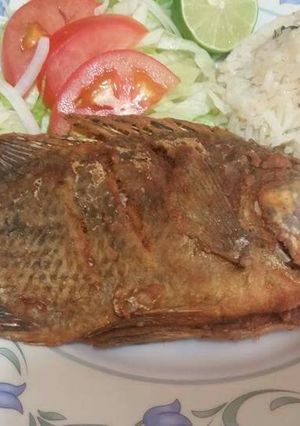 Una foto de Pescado frito