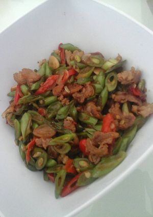 Foto resep Buncis daging mantap 👍