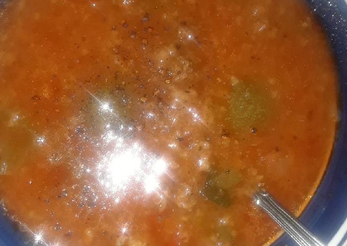 Unstuffed Pepper Soup