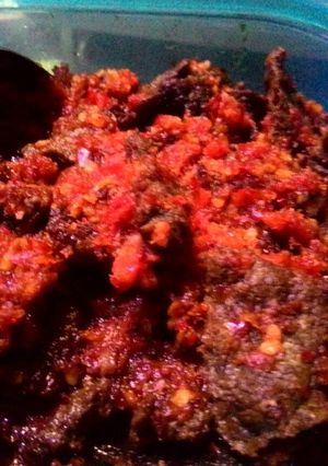 Foto resep Dendeng balado praktis.. empuk