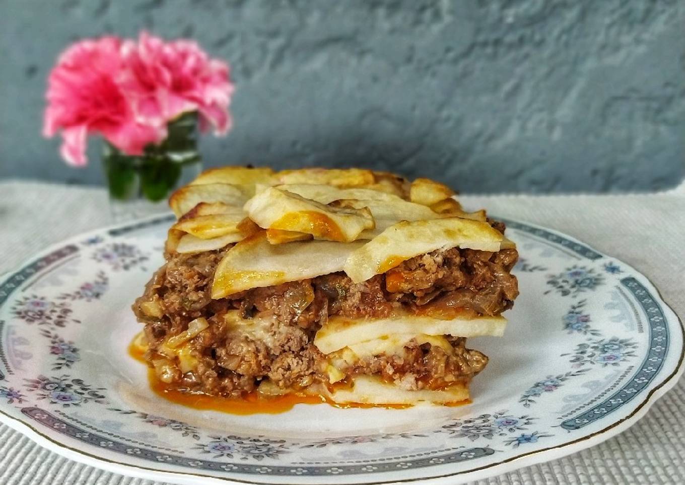 Pastel de papas y carne