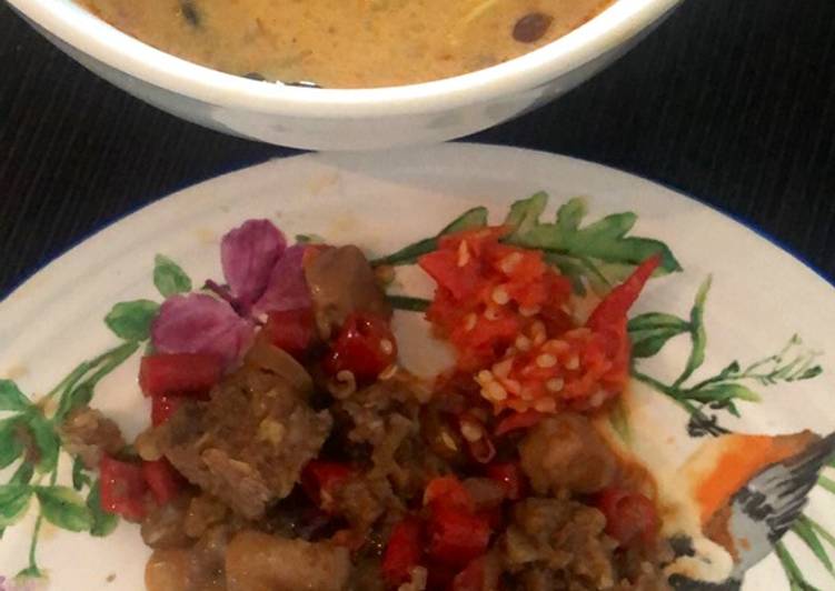 Resep Soto betawi bumbu instan kuah susu simpel no ribet, Lezat