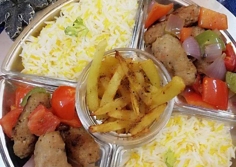 Recipe of Perfect Chullo kabab with butter rice