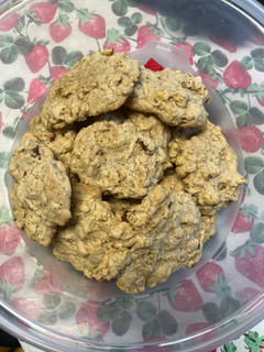 A picture of My favorite Oatmeal Raisin Cookie recipe by The Girl Who Ate Everything.