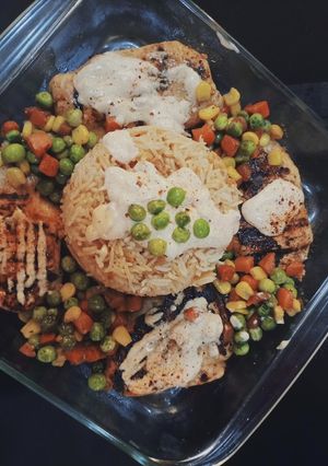 A picture of Peri peri chicken steak.